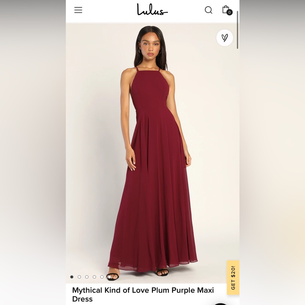 Lulu’s Mythical Kind of Love Plum Purple Maxi Dress